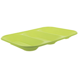 Plateau PP "X-Table" 3C citron vert 330x230mm (2 Utés)