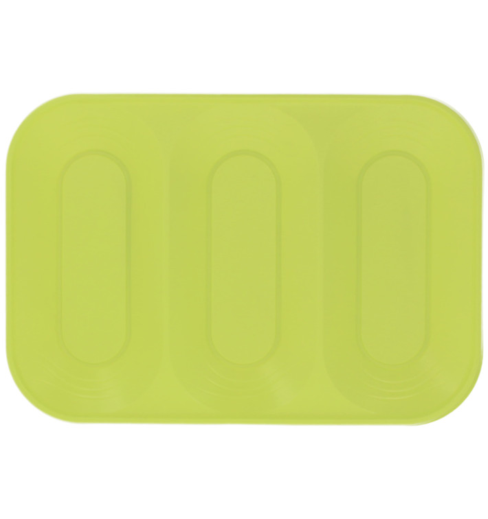 Plateau PP "X-Table" 3C citron vert 330x230mm (2 Utés)