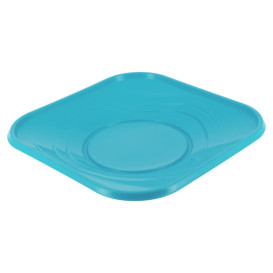 Assiette Plastique PP "X-Table" Turquoise 180mm (120 Utés)