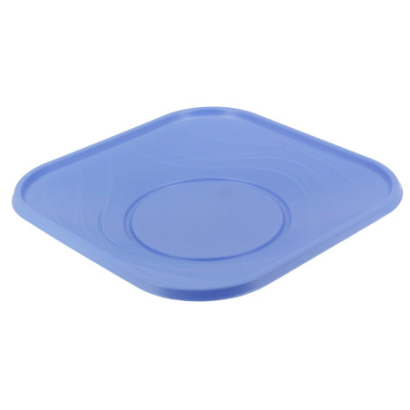 Assiette Réutilisable Economique PP "X-Table" Violet 18x18cm (120 Utés)