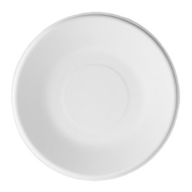 Assiette Creuse Canne à Sucre Blanc Ø180mm (50 Unités)