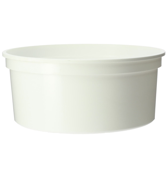 Plastic deli Container wit PP 350ml Ø11,5cm (500 stuks)