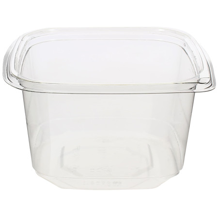 Bol PET avec Fermeture Sécurisée 600ml 120x120x70mm (50 Utés)