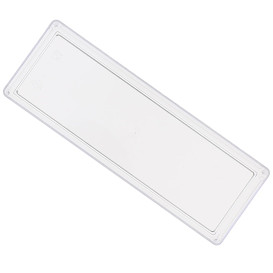 Plat plastique Transparent 4,6x13cm (500 Utés)