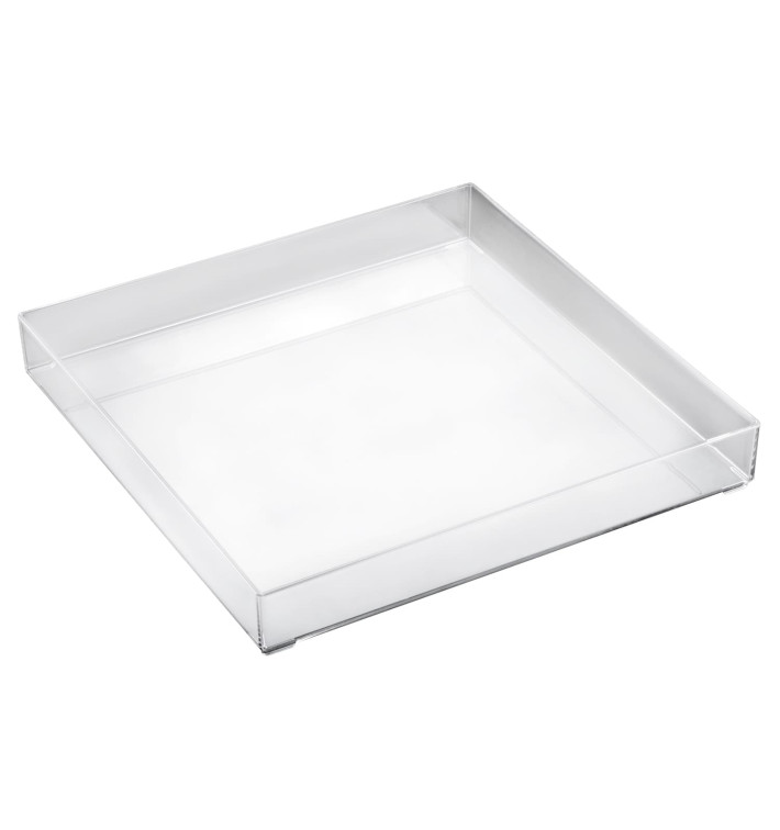 Plat Tray Transparent 30x30cm (1 Uté)