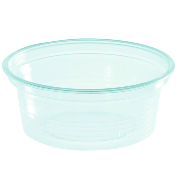 Pot à Sauce Plastique PS Trans. 50ml Ø7cm (1000 Utés)