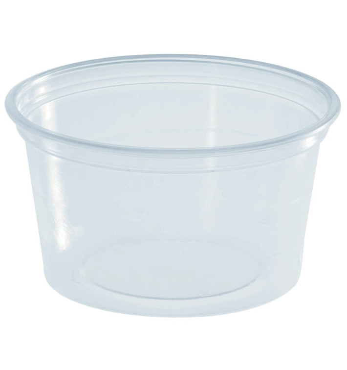 Plastic souffle beker PS transparant 80ml Ø7cm (100 stuks)