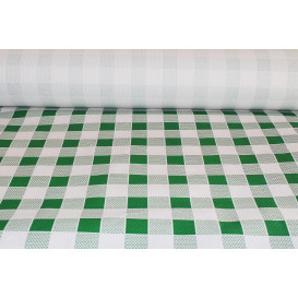 Nappe en papier en Rouleau Carré vert 1x100m 40g (6 Unités)