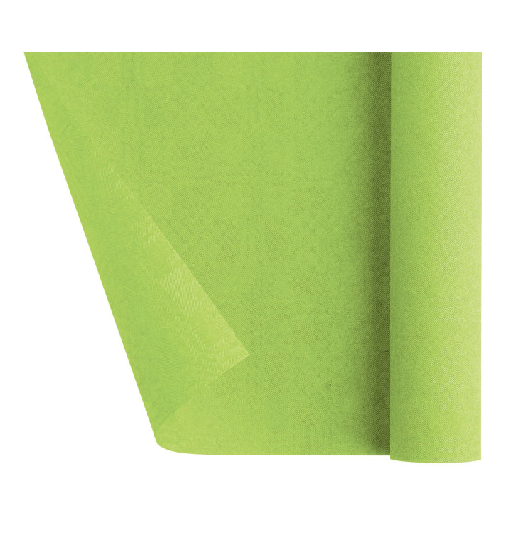 Nappe en Papier en Rouleau Vert citron 1,2x7m (25 Utés)