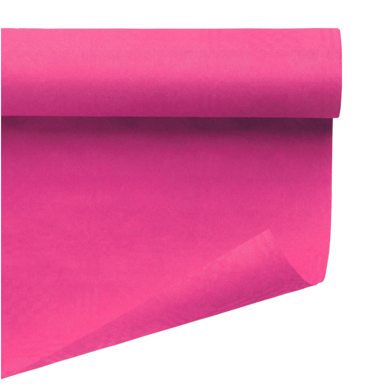 Nappe en Papier en Rouleau Fuchsia 1,2x7m (25 Utés)