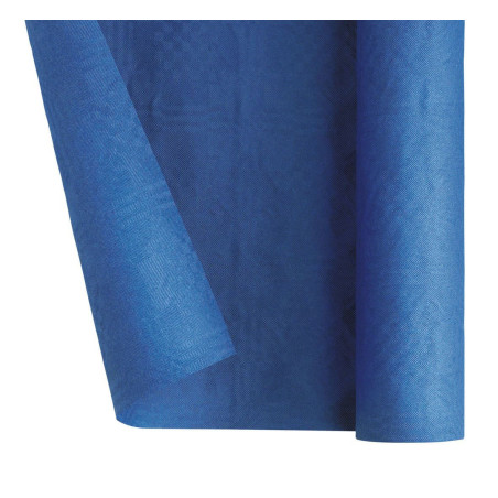 Papieren tafelkleed rol donkerblauw 1,2x7m (1 stuk)