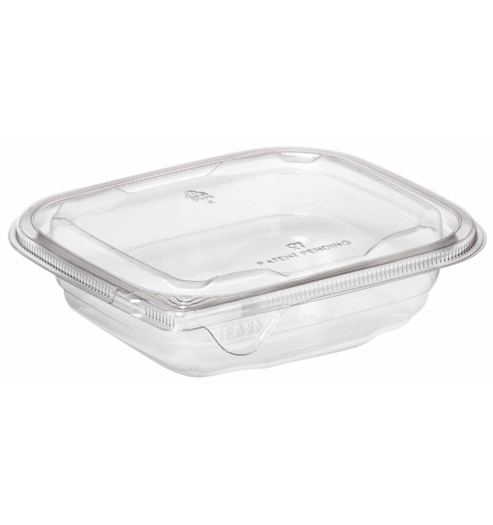 Plastic deli Container PET onverbrekelijk 375ml 14x12x4cm (84 stuks)