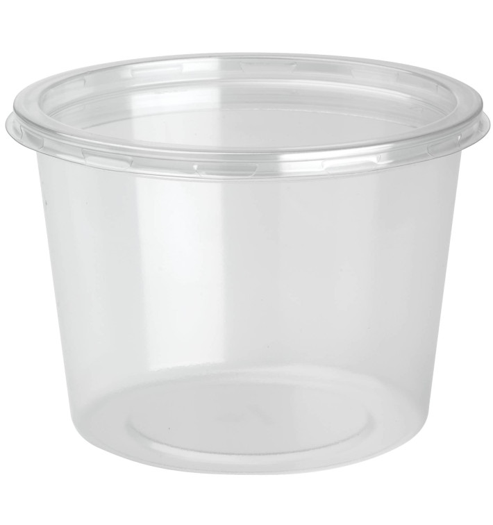 Plastic deli Container met Deksel rPET "DeliLite" 24,6Oz/700ml (50 stuks) 