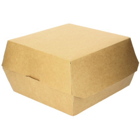 Boîte à Hamburgueur Kraft Mega 18x16,5x9 cm (200 Utés)