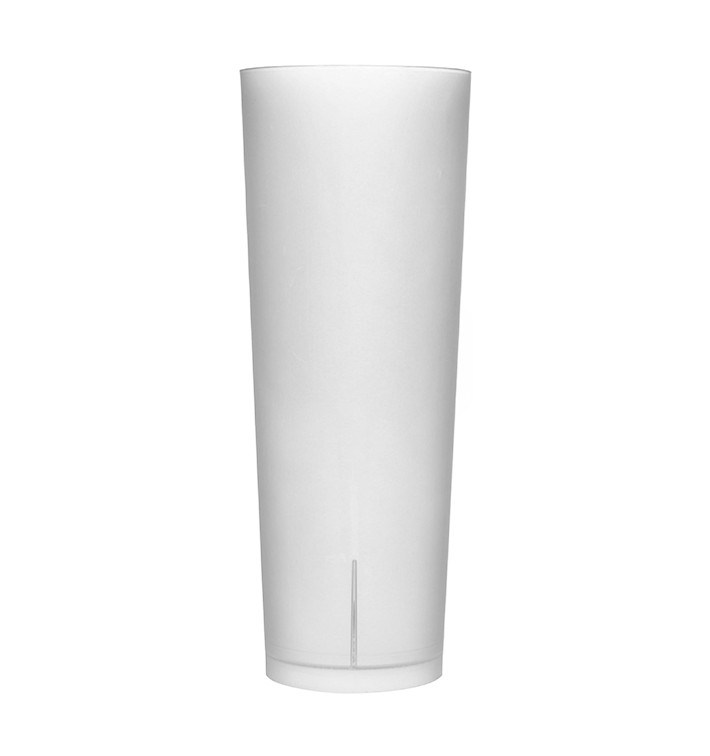 Gobelet Tube Réutilisable PP Translucide 330ml (420 Utés)