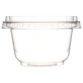 Coupe Plastique PS Cristal 220ml Ø9,5cm (104 Unités)