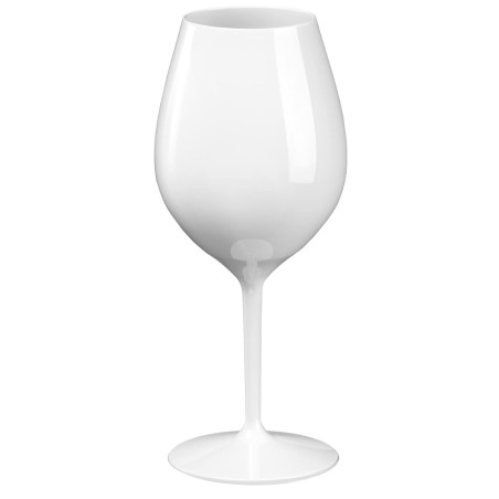 Verre Réutilisable Durable pour Vin Tritan Blanc 510ml (1 Uté)