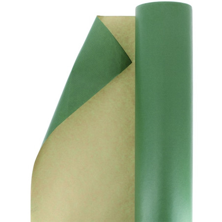 Rouleau de Papier Cadeau Kraft Vert (1 Uté)