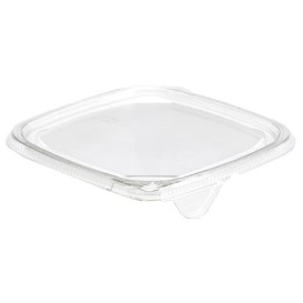 Plastic Deksel voor Deli Container PET Plat 12x12cm (1000 stuks)