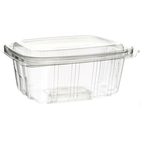 Plastic scharnierende Deli-Container PET hoog koepel Deksel 750ml (50 stuks) 