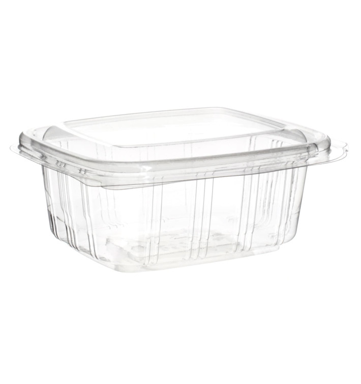 Plastic scharnierende Deli-Container PET hoog koepel Deksel 250ml (50 stuks) 