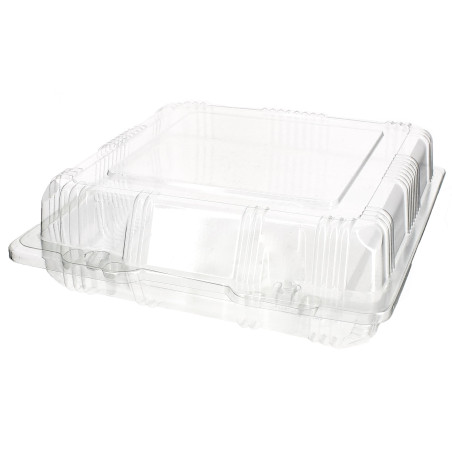 Boîte à charnière Pour Pâtisserie PET 18x18x6cm (220 Utés)