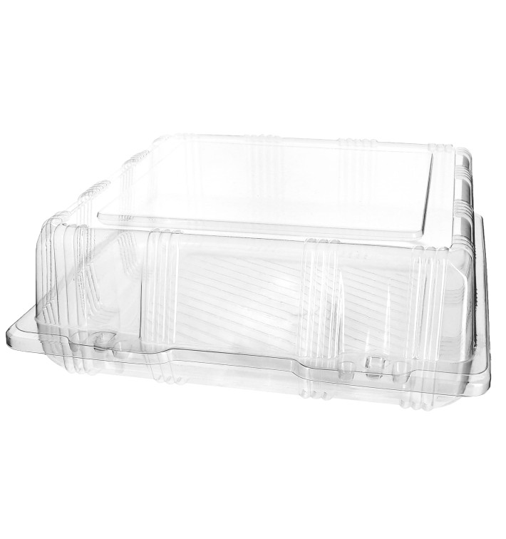 Boîte à charnière Pour Pâtisserie PET 22x22x8cm (220 Utés)