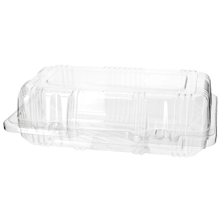 Boîte à charnière Pour Pâtisserie PET 18x9,5x6cm (220 Utés)