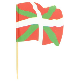 Euskadi vlag vleespennen 6,5cm (14400 stuks)