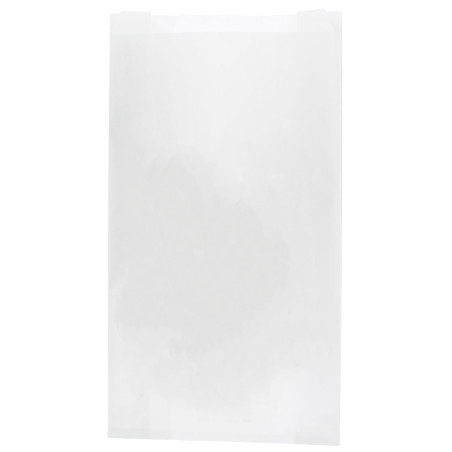 Sac Papier Blanc 17+7x32cm (100 Utés)