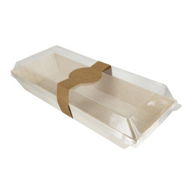 Couvercle Plastique PET 21,5x8,5cm (25 Unités)