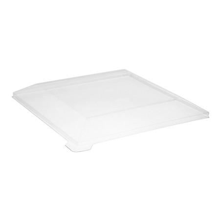 Plastic PET Deksel transparant 17x17cm (25 stuks) 