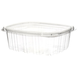 Plastic scharnierende Deli-Container OPS 375ml (1080 stuks)