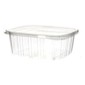 Plastic scharnierende Deli-Container OPS 750 ml (60 stuks) 