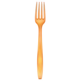 Fourchette Plastique PS Premium Orange 190mm (1000 Utés)