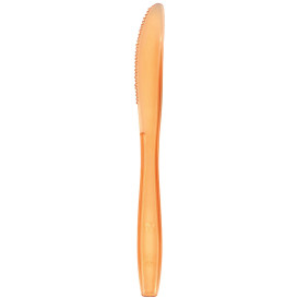 Couteau Plastique PS Premium Orange 190mm (1000 Utés)