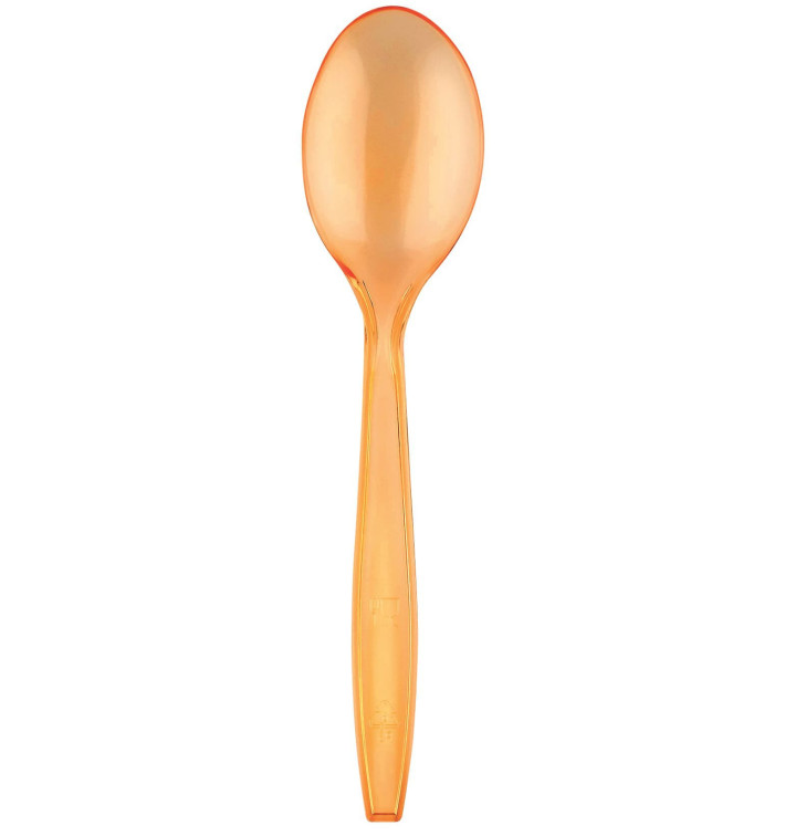 Cuillère Plastique PS Premium Orange 190mm (1000 Utés)