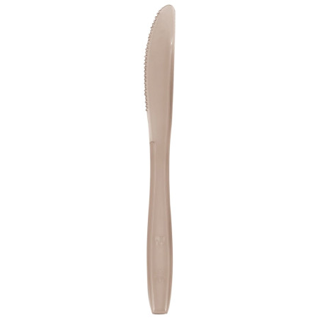 Couteau Plastique PS Premium Beige 190mm (50 Utés)