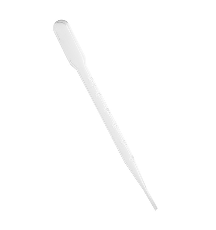 Pipette en Plastique pour Catering 3ml 16cm (1000 Utés)