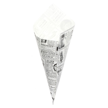 Cornet en Papier Ingraissable 34cm 400g (1.000 Utés)