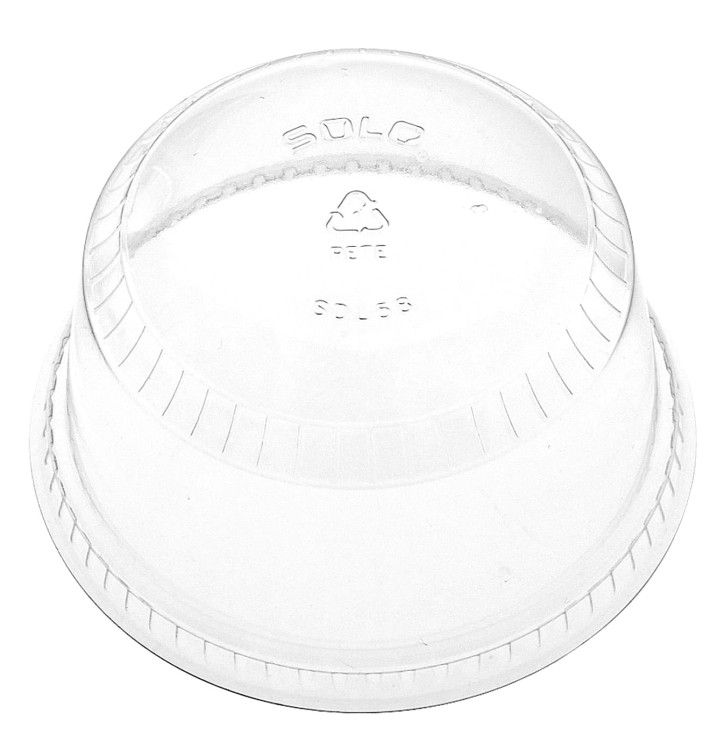 Plastic PET koepel Deksel Kristal Ø9,2cm (50 stuks) 