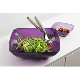 Bol PS Cristal Dur Aubergine 3500ml 28x28cm (20 Utés)