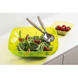 Bol PS Cristal Dur Vert 3500ml 28x28cm (20 Utés)