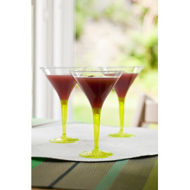 Verre à Cocktail Plastique Vert 100ml (48 Unités)