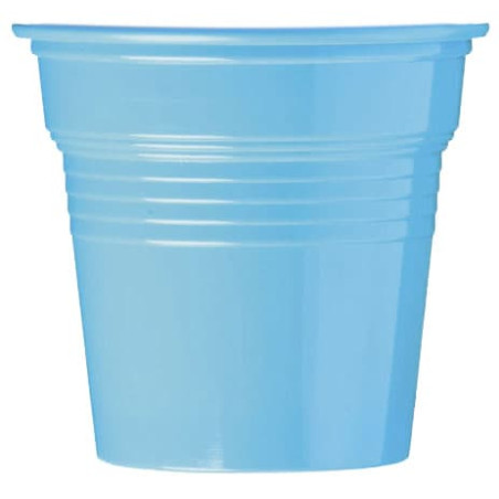 Gobelet Plastique PS Bleu Clair 80ml Ø5,7cm (50 Utés)