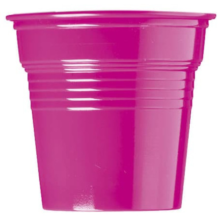 Gobelet Plastique PS Fuchsia 80ml Ø5,7cm (50 Utés)