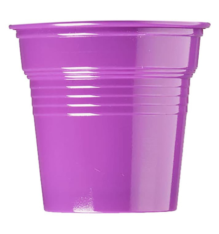 Gobelet Plastique PS Violet 80ml Ø5,7cm (1500 Utés)