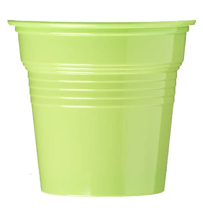 Gobelet Plastique PS Vert Citron 80ml Ø5,7cm (1500 Utés)