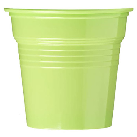 Gobelet Plastique PS Vert Citron 80ml Ø5,7cm (1500 Utés)