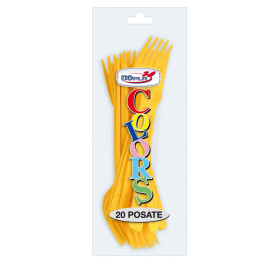 Fourchette Plastique PS Mangue 175mm (20 Unités)